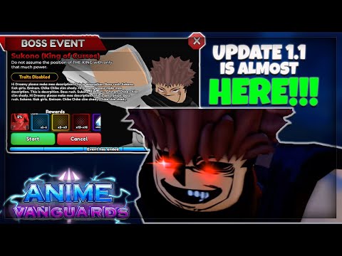 Update 1.1 is about to BREAK the internet in Anime Vanguards!