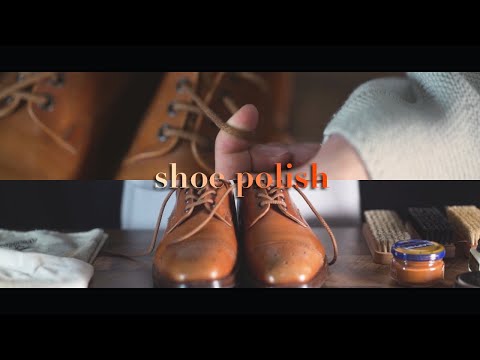 【shoe polish】日本で一番かっこよく靴磨き撮影してみた！【B-Roll】