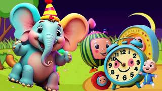 Hickory Dickory Dock elephant | best kids poems | #485 | Coco Finger Rhymes