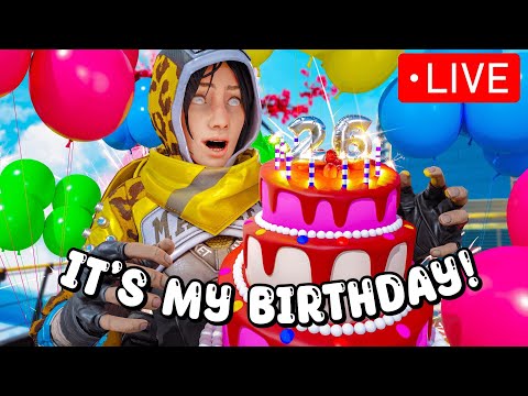 🔴 ITS MY BIRTHDAY! APEX LEGENDS RANKED ROAD TO PREDATOR CONTROLLER ON PC LIVE STREAM