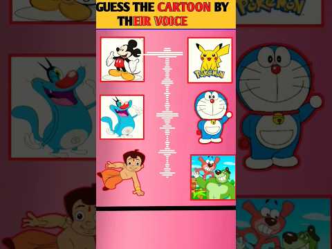 GUESS THE CARTOON BY THEIR VOICE RIDDLES AND PUZZLE TEST CHALENGEII PART 3 || #youtubeshorts