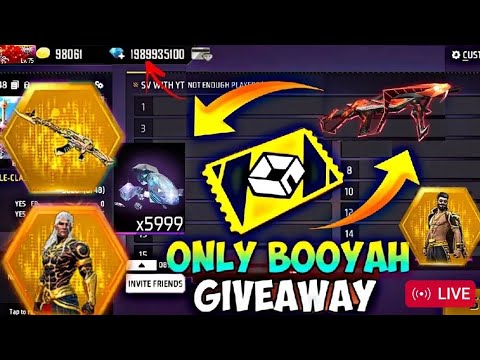 FREE FIRE LIVE CUSTOM ROOM GIVEAWAY | FF LIVE TEAM CODE GIVEAWAY | FF LIVE GIVEAWAY