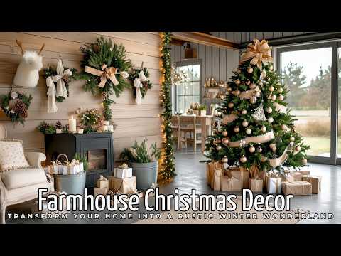 Farmhouse Christmas Decor Ideas 2024: Transform Your Home into a Rustic Winter Wonderland