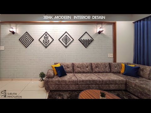 Amazing Interior Design for 3BHK Flat at Cheap Cost | Space Saving Idea | Ahmedabad