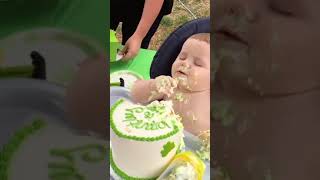 Enjoying the cake #trending #shortvideo #shorts #toddlercuteness #viral #viralvideo #viralshorts