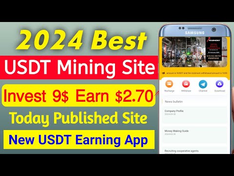 Instant $270 Usdt | Usdt Mining Site 2024 | New Usdt Invest Site | Usdt Earning Site