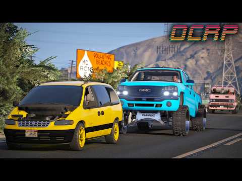 Pursuit Getaway Challenge in New Sandy Shores in GTA RP | OCRP