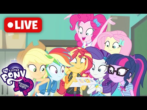 🔴 Equestria Girls Live: MOVIE NIGHT MARATHON🎥 | Full Movies Children's Cartoon