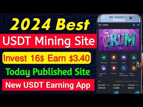 Usdt Earning Site Today | Daily Earn $300 Usdt | Usdt Mining Site | Online Income Site Today | Earn