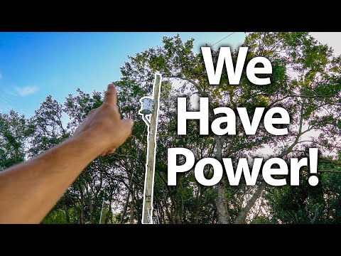 We Finally Have Power @ Our New Property!!