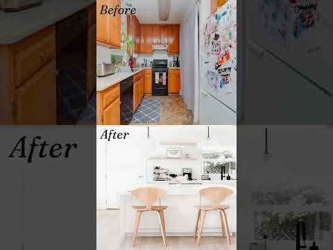 8 Incredible Kitchen Remodels : Before and After #kitchenremodel #kitchentips #beforeandafter