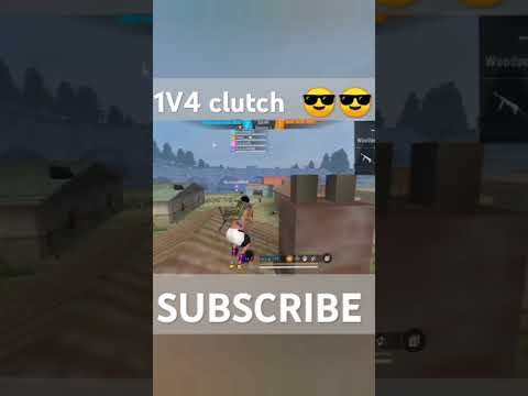 1v4 clutch  😎😎 #freefire #roblox #minecraft #raistar #anime