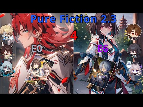 Pure Fiction 2.3 Argenti E0  Herta E6 & Xueyi E6 HonkaiStarRail