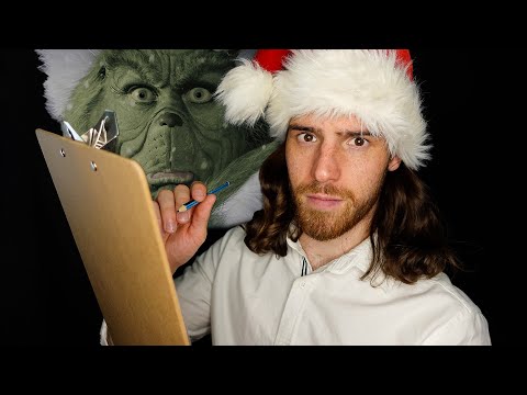 Sketching You But You're THE GRINCH (ASMR Roleplay)