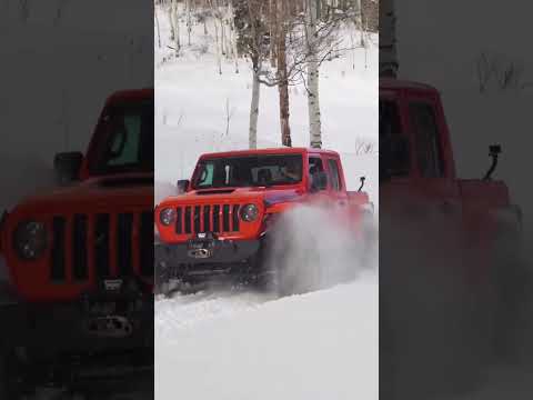 Navigating winter roads can be tricky but with off-road jeep its easy  #shorts  #youtubeshorts