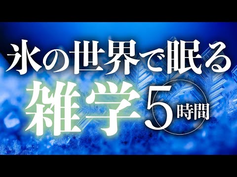 【睡眠導入】氷の世界で眠る雑学5時間【合成音声】