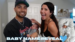 BABY NAME REVEAL!!