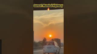 Sunset-Mumbai Highway #mumbaihighway #mumbai #youtubeshorts #view #maharashtra #travel