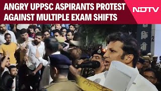 Prayagraj Protest | Angry UPPSC Aspirants Protest Against Multiple Shifts, Demand Single Shift Exams