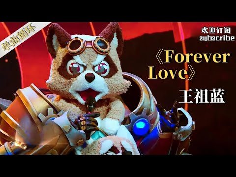 好深情！王祖蓝翻唱王力宏《forever love》送给老婆 #王祖蓝 #蒙面唱将猜猜猜 #李亚男