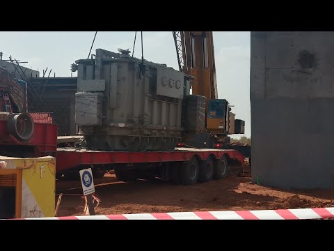 Vlog, Unloading of Transformers at site | One is done, second is remaining | Life of an Engineer