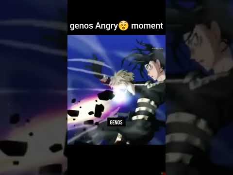 Genos angry 😵 moment #onepunchman #genos #shorts