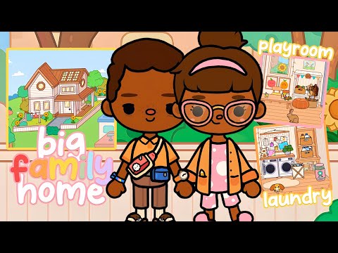 Our DREAM Big Family Home TOUR 🏡 || VOICED🔊 || Toca Boca Life World 🌎 #tocaboca