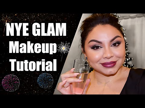 New Years Eve Glam Makeup Tutorial Silver Smokey Eye *cruelty free*