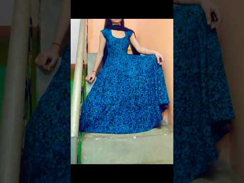 Designer dress cutting and stitching #anarkali suit cutting and stitching #anarkali dress cutting