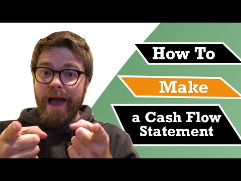 How to Make a Cash Flow Statement (Indirect Method)