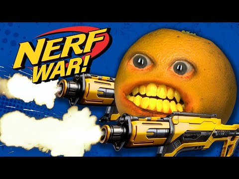 NERF WAR MADNESS: Annoying Orange Takes Aim!