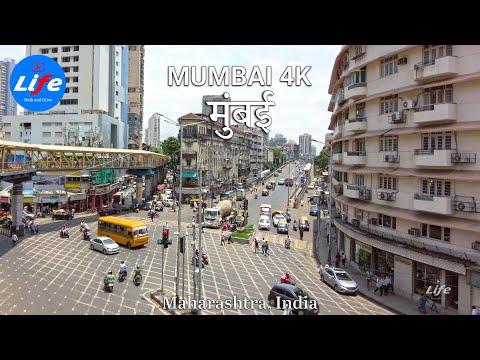 Grant Road & Girgaon, MUMBAI Walking Tour - 4K HDR