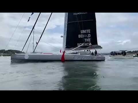 Greta Thunberg's departure from Plymouth (14 Aug 2019)