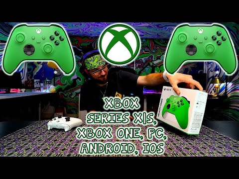 Xbox Core Wireless Controller – Velocity Green Unboxing: Xbox Series X|S, Xbox One, PC, Android, iOS