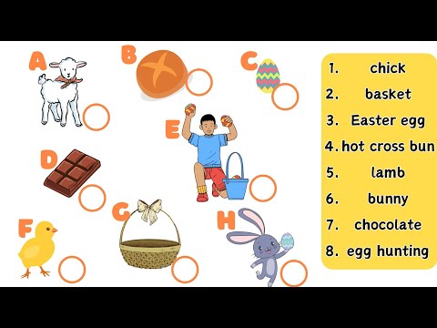 Easter | Game for kids | Vocabulary