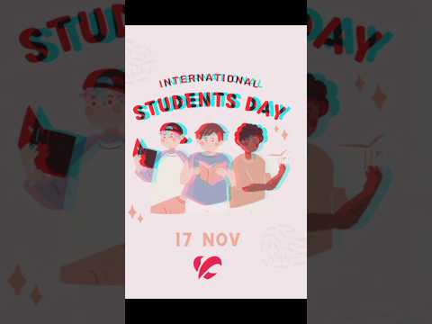 International Student Day (अंतर्राष्ट्रीय छात्र दिवस) - 17 nov #importantdays #studentday #ytshorts