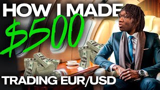 How I Made $500 Day trading EUR/USD | Pocket Option Trading Strategy