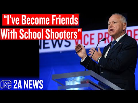 Tim Walz Says I’ve Become Friends With School Shooters During Vice President Debate