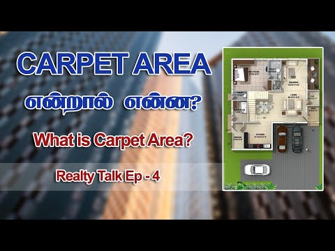 What Is Carpet Area In Tamil | How Carpet Area Calculated | Realty Talk Ep 04