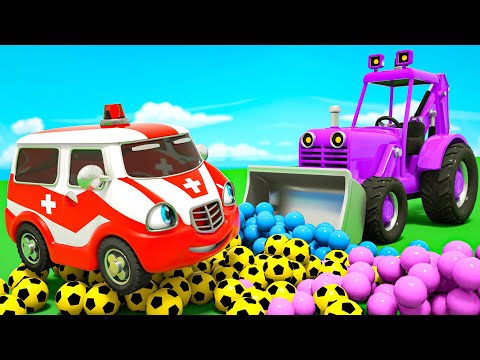 THE COLORS SONG - LEARN COLOURS WITH FRIENDS ON WHEELS - Bingo Song-Baby Nursery Rhymes & Kids Songs