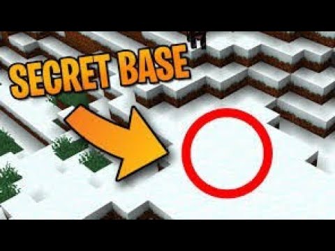 Minecraft: Secret Snow Entrance | #shorts