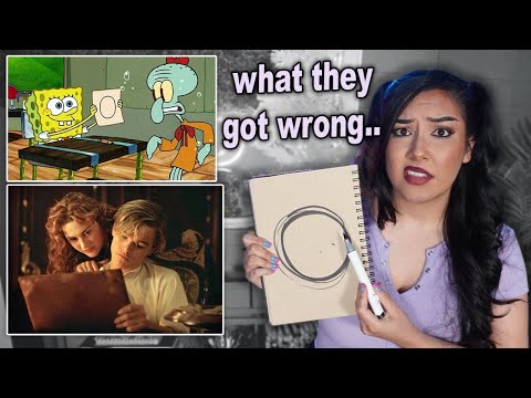 Debunking Art Scenes In Movies (birdbox, titanic, spongebob..what they all got wrong)