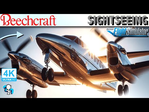 LIVE Beechcraft King Air 350i UK Sightseeing FLIGHT! - Microsoft Flight Simulator 2020 in HDR