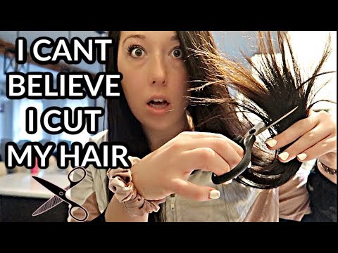 Desperate times calls for cutting my own hair