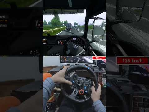 Stupid & Dangerous truck drivers #shorts #gaming #new #truck #steeringwheel