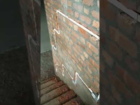 wall piping installation #electrical #work #trendingshorts #shorts