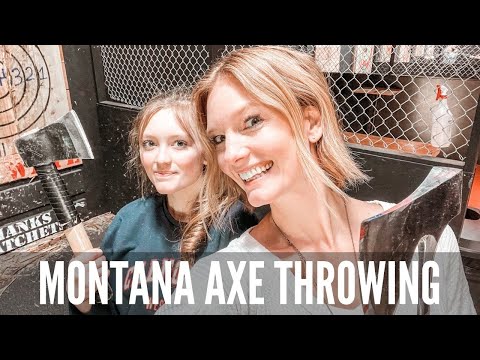 Montana Axe Throwing - Hank's Hatchets Whitefish & Kalispell MT #montanaliving #kalispell #whitefish