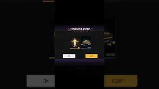 Finally I got the emote Craftland Level up Mission Complete Free Fire #shorts