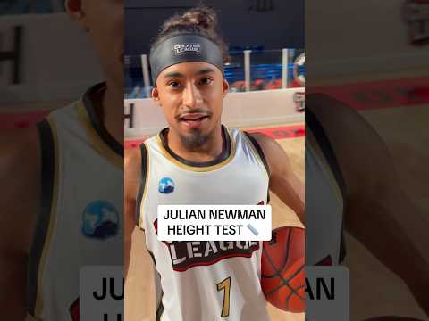 Julian Newman PASSED the height test without lying. 🔥