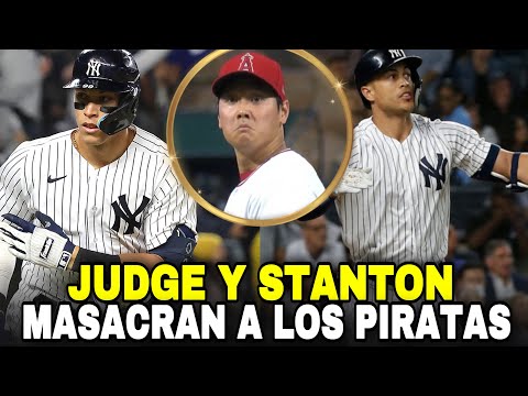 Aaron Judge y Giancarlo Stanton MASACRAN a Los PIRATAS en el 9no, PIRATES VS YANKEES - MLB BASEBALL